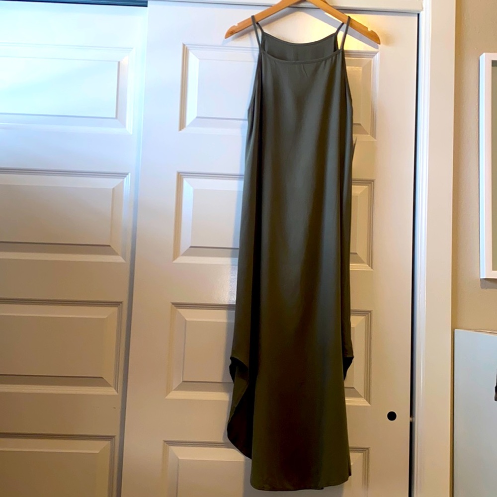 Casual Sleeveless Retro Halter Solid Beach maxi Dress - Picture 2 of 3